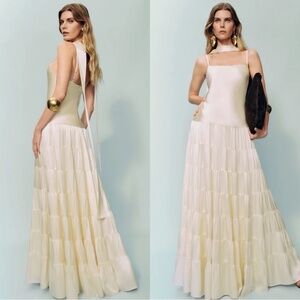 Reformation Agnes Silk Dress Size 4